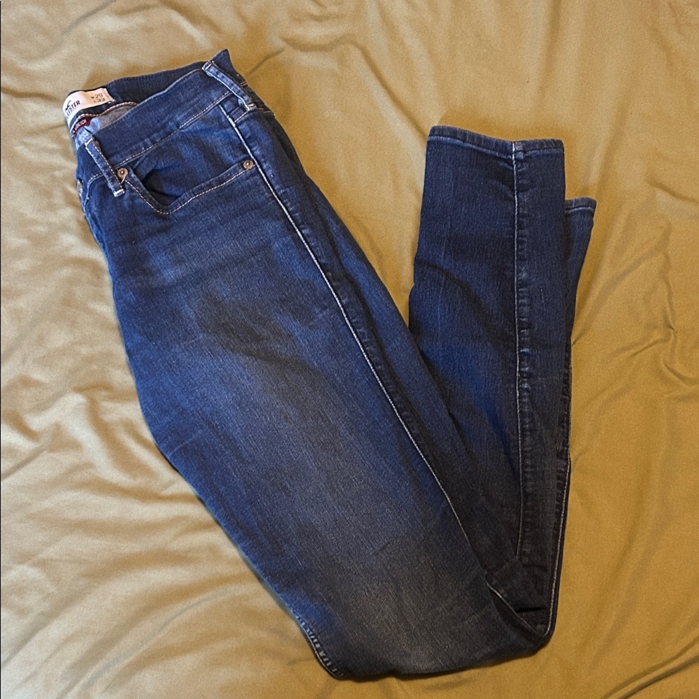 Hollister Dark Blue Women's Skinny Jeans
